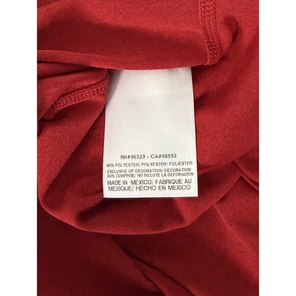 NIKE Men’s Atlanta Falcons NFL Tee Shirt XXL Red Black - Picture 9 of 9